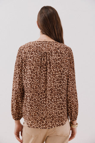Blusa Cuello Redondo con Detalle Fruncido