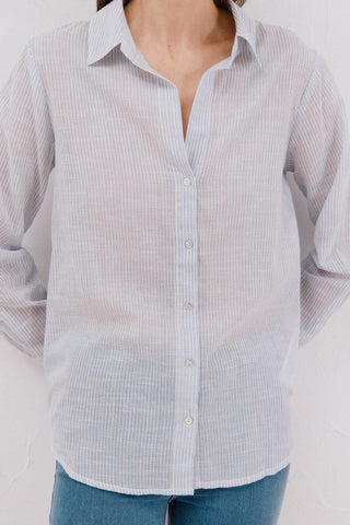 Camisa Manga Larga de Algodón