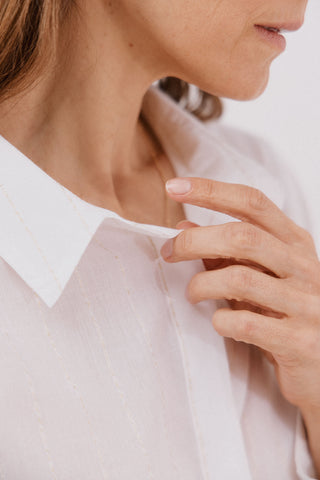 Camisa Manga Larga de Algodón