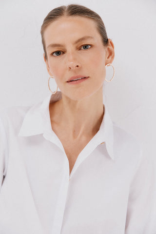 Camisa Manga Larga de Algodón