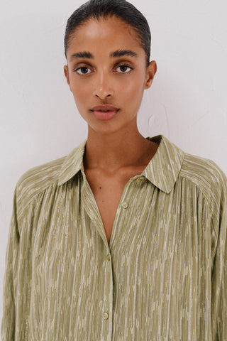 Camisa Manga Larga con Estampado