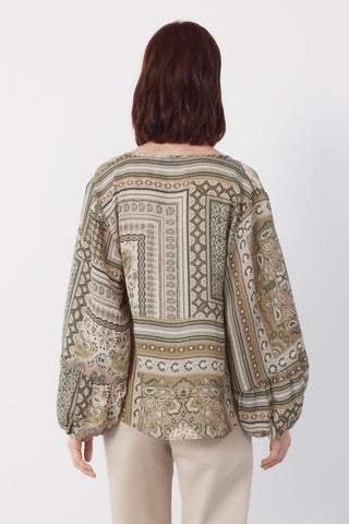 3.T.M.Blusa Print Patchwork Rosa.
