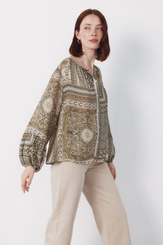3.T.M.Blusa Print Patchwork Rosa.