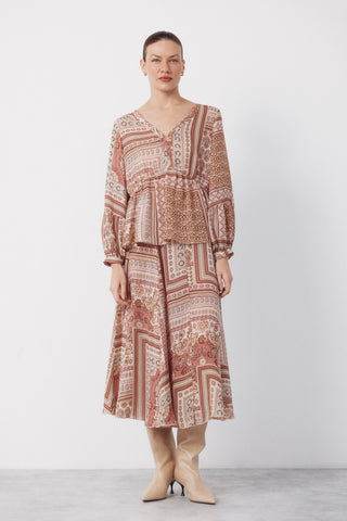 3.T.M.Blusa Print Patchwork Rosa.