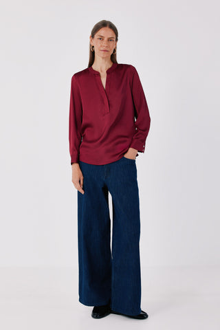 3.T.Ki.Blusa Satinada Mao.
