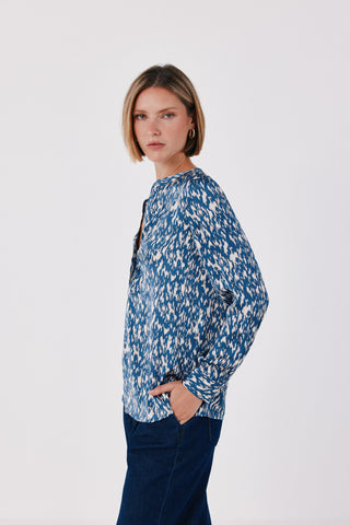 3.T.Ki.Blusa Satinada Mao.