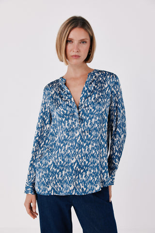 3.T.Ki.Blusa Satinada Mao.
