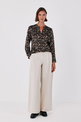 3.T.Ki.Blusa Satinada Mao.