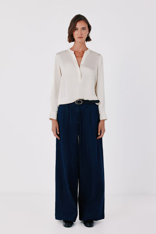 3.T.Ki.Blusa Satinada Mao.