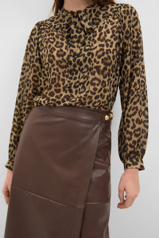 Blusa Manga Larga Animal Print