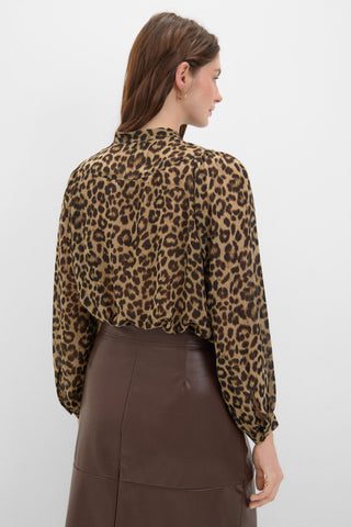 Blusa Manga Larga Animal Print