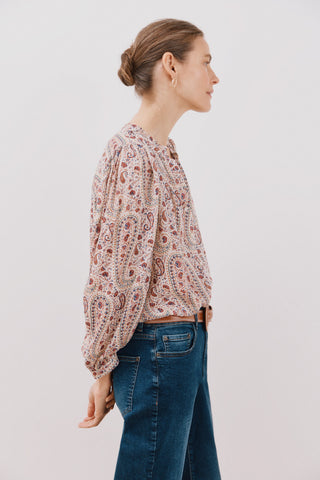 Blusa Manga Larga con Estampado