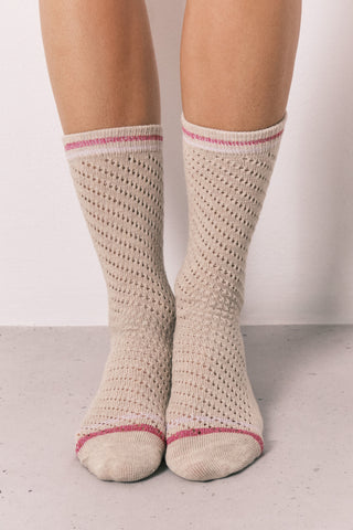 Medias Largas con Tejido Lúrex