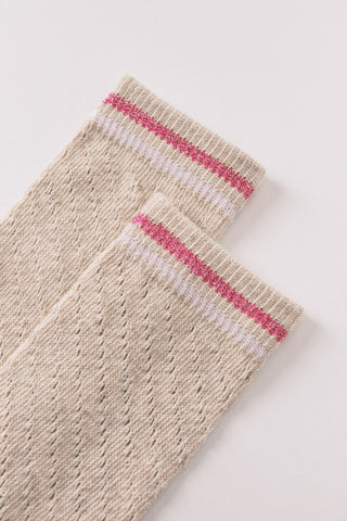 Medias Largas con Tejido Lúrex