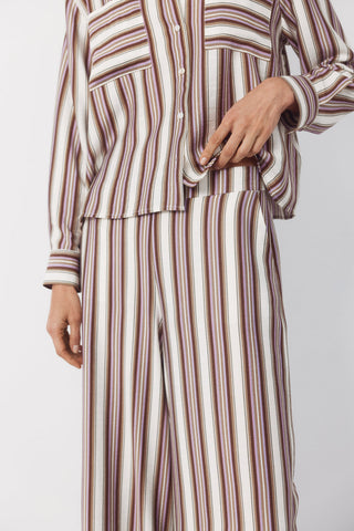 4.T.M.Pantalon Rayas Lila.