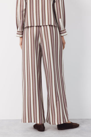 4.T.M.Pantalon Rayas Lila.