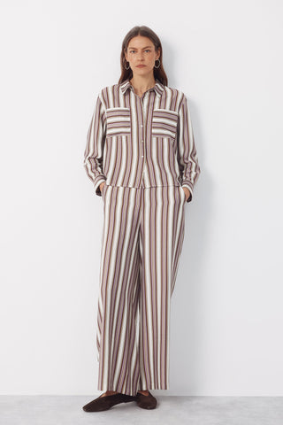 4.T.M.Pantalon Rayas Lila.