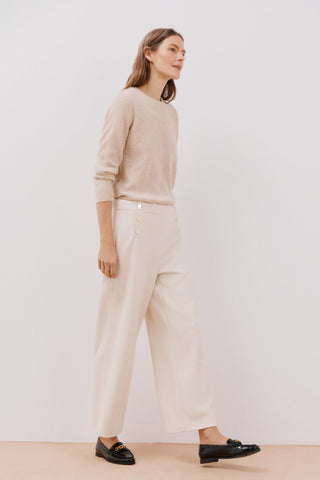 Pantalón Crop con Botones