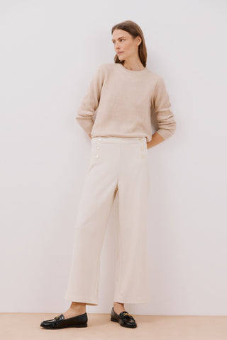 Pantalón Crop con Botones