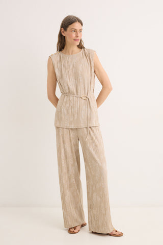 Pantalón con Cintura Elástica con Estampado