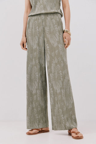 Pantalón con Cintura Elástica con Estampado