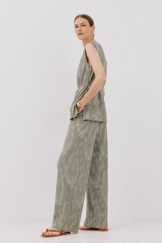 Pantalón con Cintura Elástica con Estampado