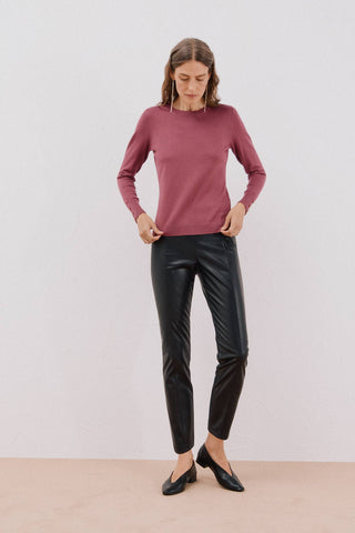 Pantalón Skinny Efecto Piel