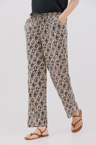Pantalón con Cintura Elástica Estampado