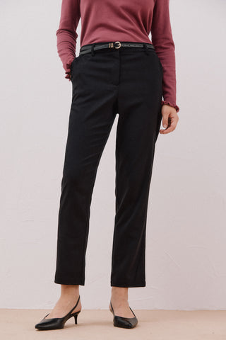 Pantalón Talle Medio con Cinturón