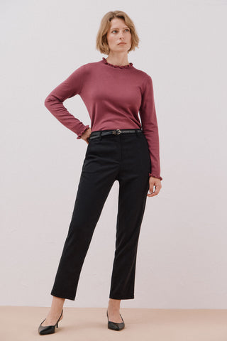 Pantalón Talle Medio con Cinturón