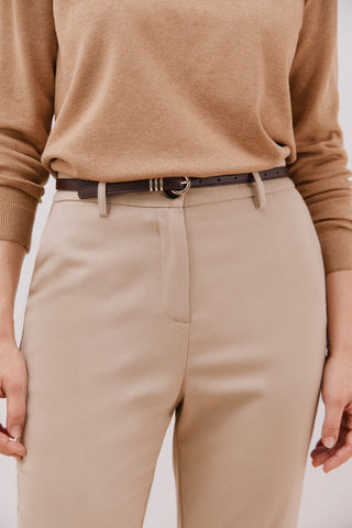 Pantalón Talle Medio con Cinturón