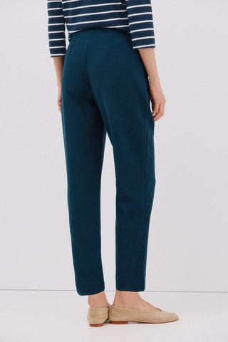 Pantalón Crop Talle Alto con Bolsillos