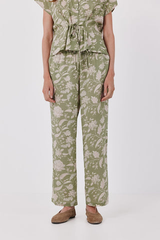 Pantalón con Cintura Elástica Estampado