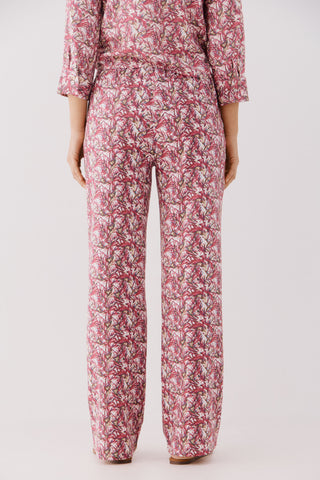 Pantalón con Cintura Elástica con Estampado Floral