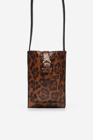 Portamóvil Cierre con Hebilla Estampado Animal Print