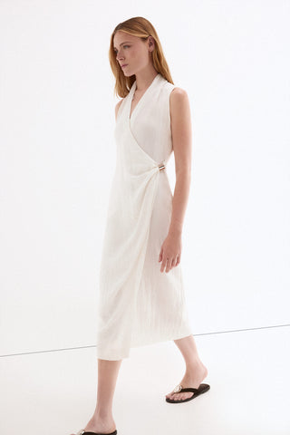 Ad. Vestido Circular Pieza Cruzado.