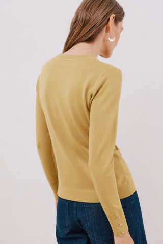 Sudadera Cuello Redondo con Detalles Acanalados.