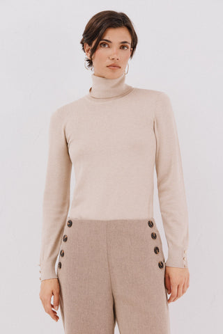 Sudadera Manga Larga Cuello Alto