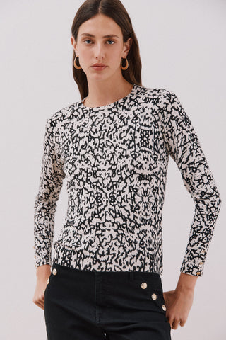 Sudadera Manga Larga con Estampado