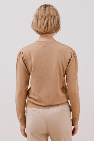 Sudadera Cuello Redondo con Volantes.
