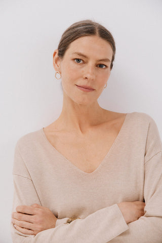 Sudadera Cuello V de Algodón