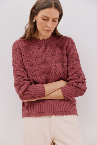 Sudadera Acanalada Cuello Redondo