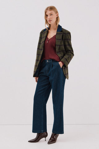 Sudadera Acanalada con Detalle Botones