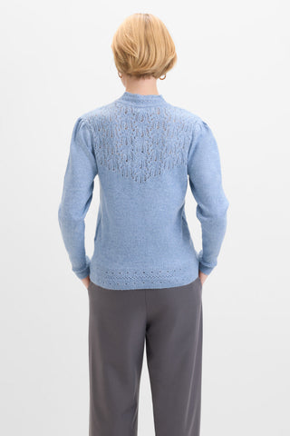 Ribbed Crewneck Sweatshirt