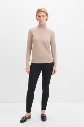 Sudadera Cuello Alto con Hilo Metalizado