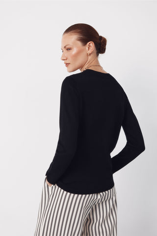 Chaqueta Básica de Punto con Botones