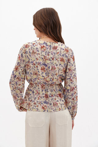 Blusa Manga Larga con Estampado