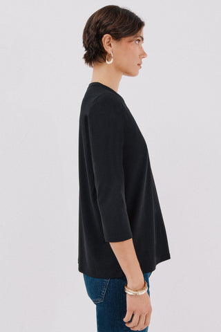 Camisa Manga Larga con Cuello Mao