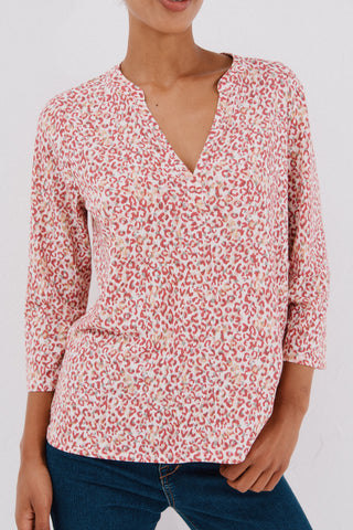 Camisa Manga Larga con Cuello Mao