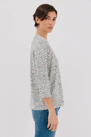 Camisa Manga Larga con Cuello Mao